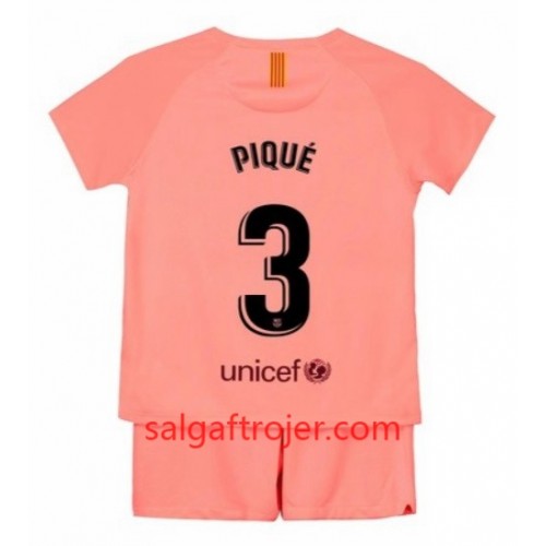 FC Barcelona Fodboldtrøjer Pique 3 Børn 3. sæt 2018/19 Kort ærmer FC Barcelona Fodboldtrøjer Pique 3 Børn 3. sæt 2018/19 Kort ærmer